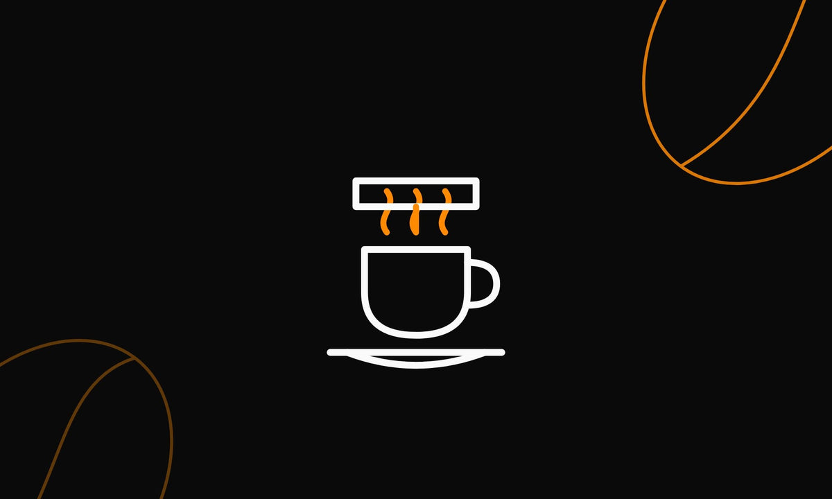 Line drawing of an espresso cup