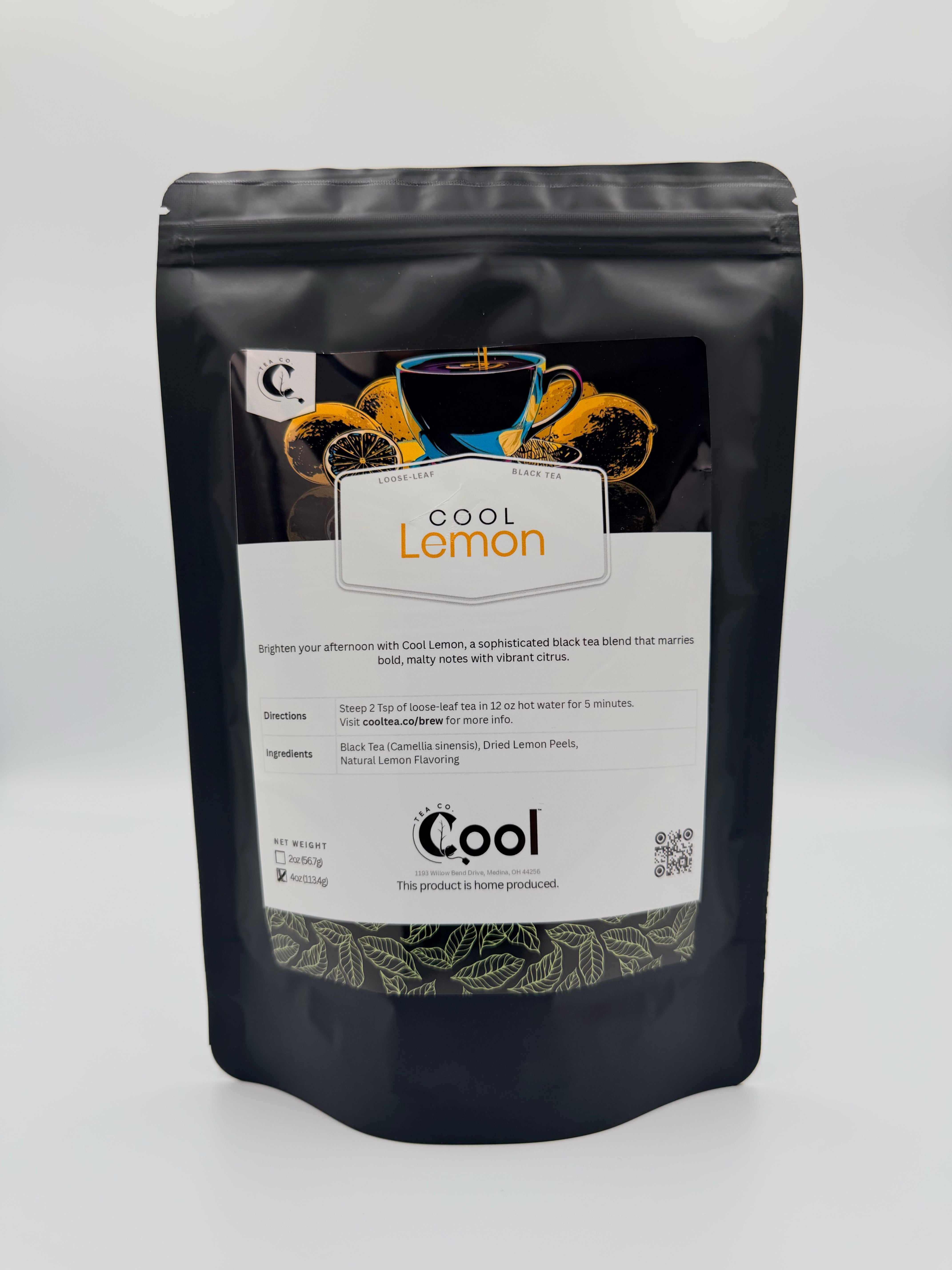 cool lemon black tea blend - Refreshing Sophistication – Cool
