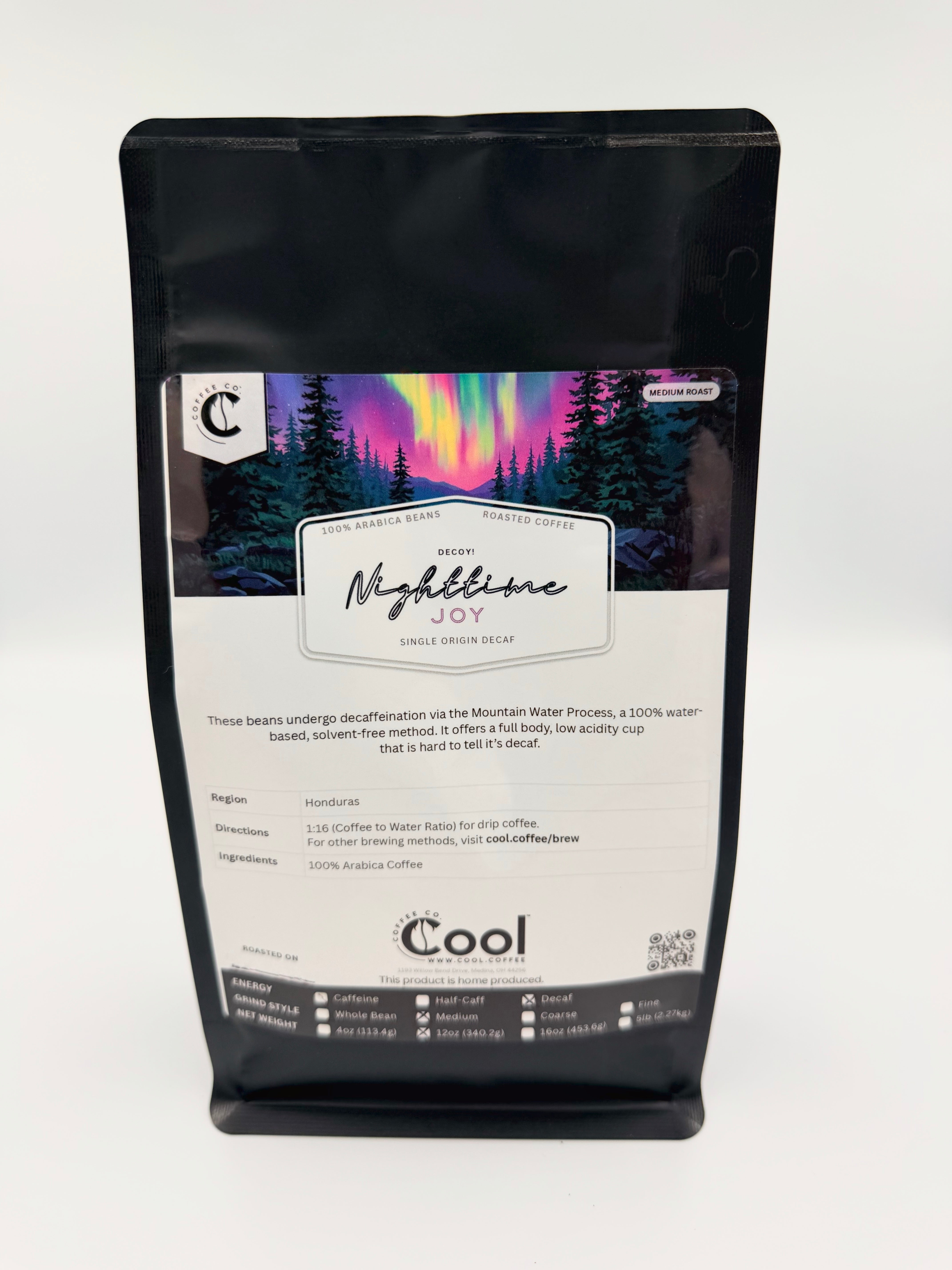 Honduran Decaf Coffee | Decoy! Nighttime Joy – Cool Coffee & Tea Co.