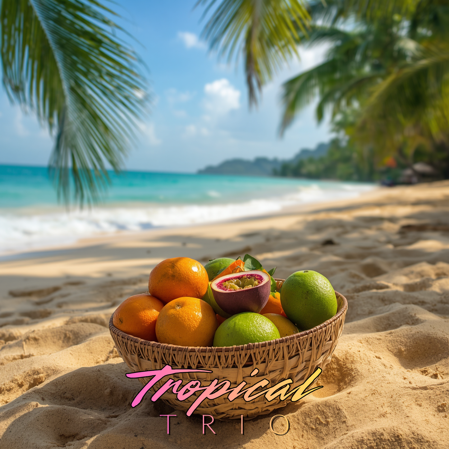 Tropical Trio - Organic Black Tea with Orange, Passion Fruit, and Guava flavoring