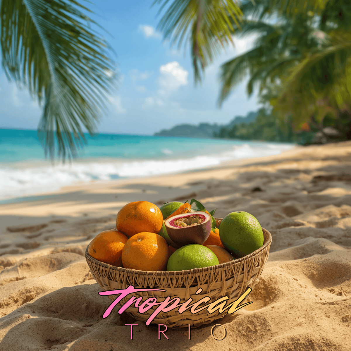 Tropical Trio - Organic Black Tea with Orange, Passion Fruit, and Guava flavoring